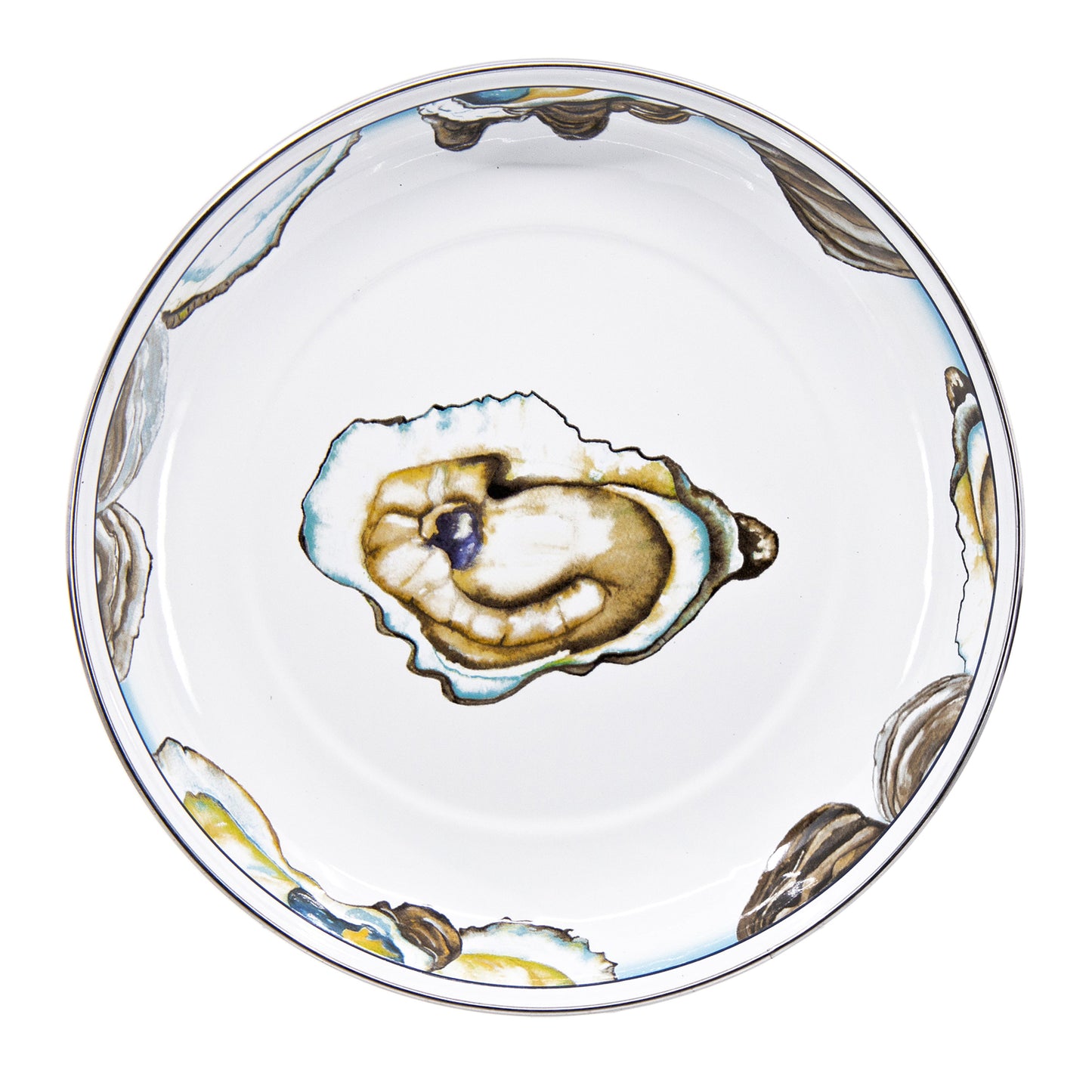 Oyster Pasta Plates - Set of 4