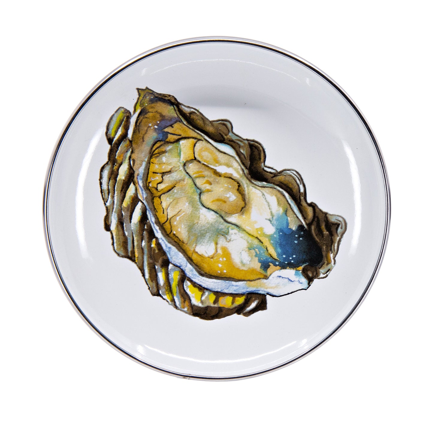 Oyster Appetizer Plates - Set of 4