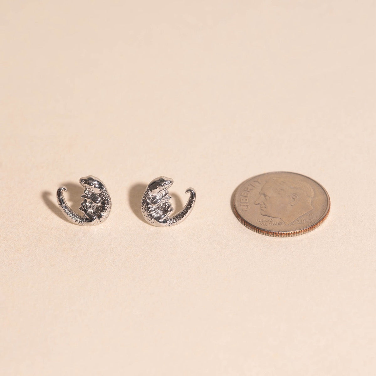 Gecko Stud Earrings