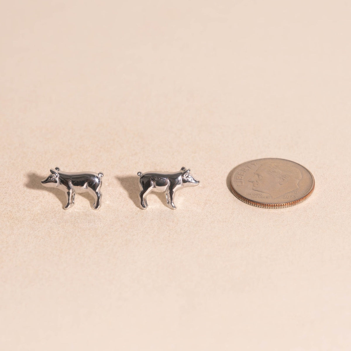 Little Piggy Stud Earrings
