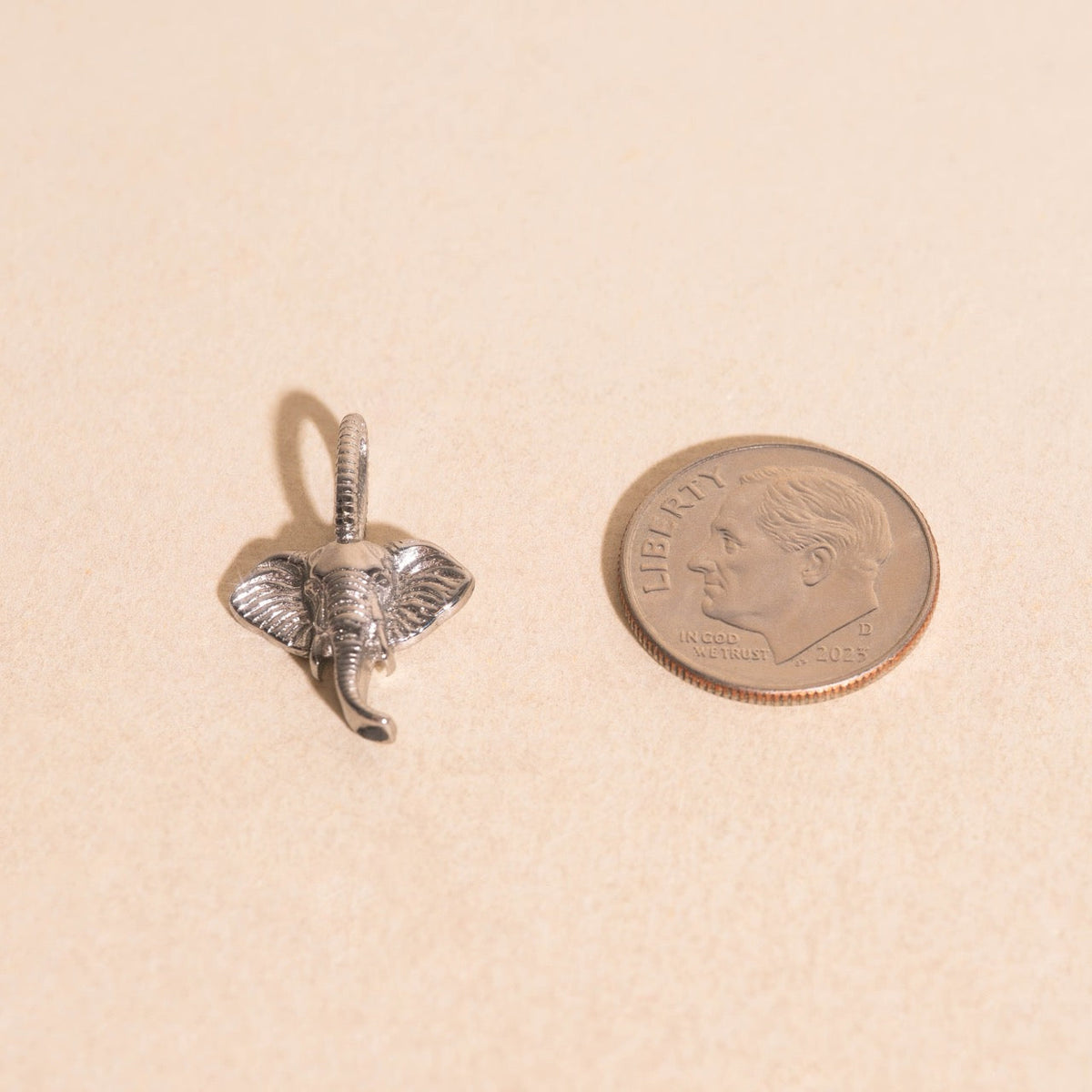 Elephant Necklace Charm