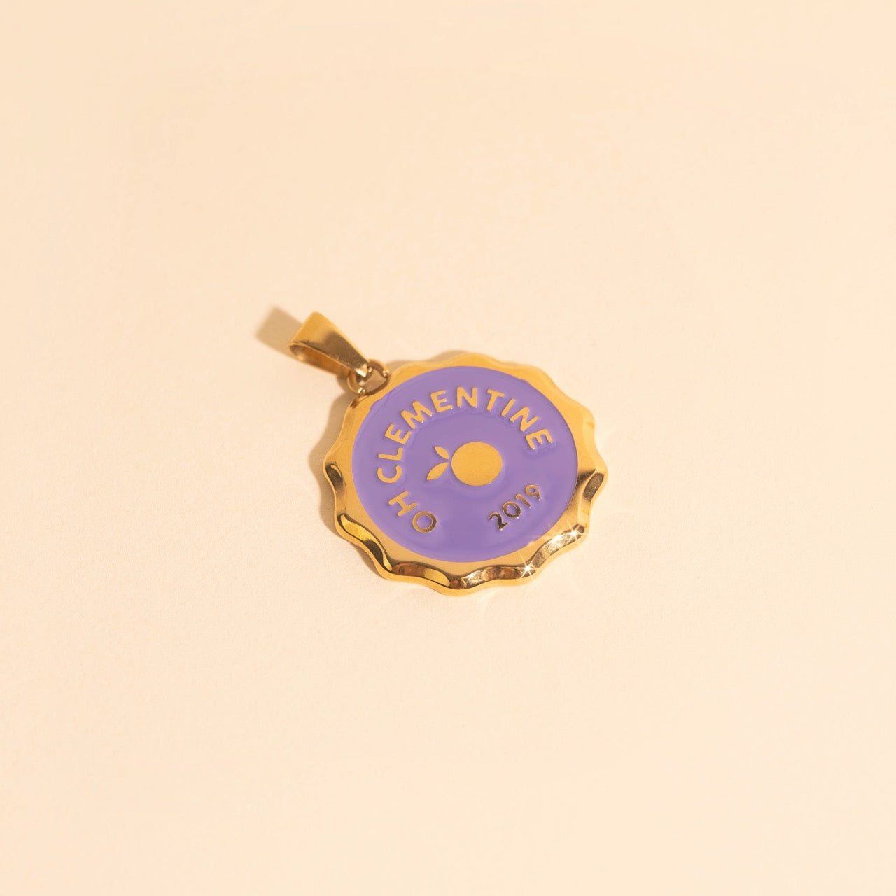 Oh Clem Bottle Cap Necklace Charm