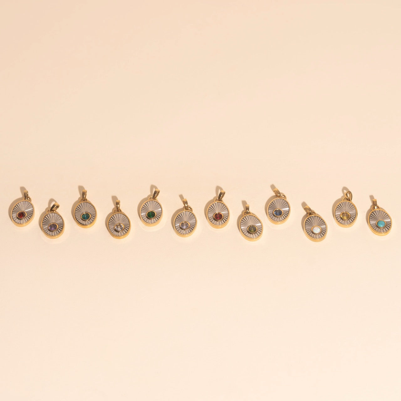 November Birthstone Necklace Charm