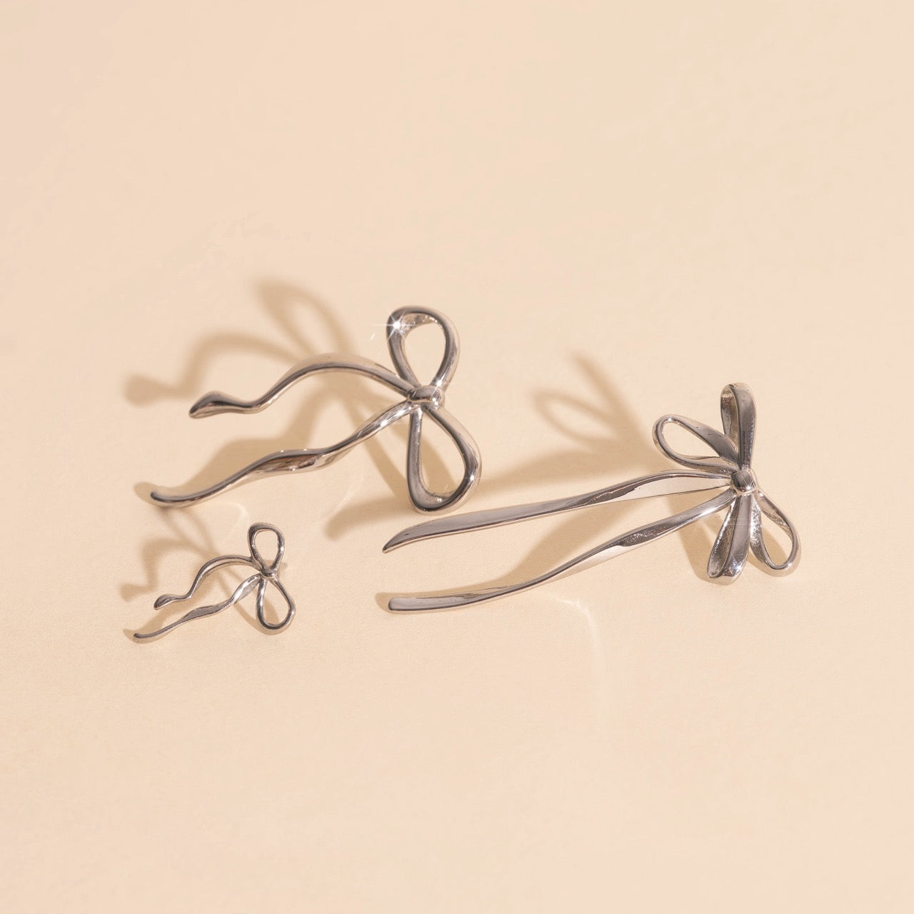 Jumbo Bow Stud Earrings