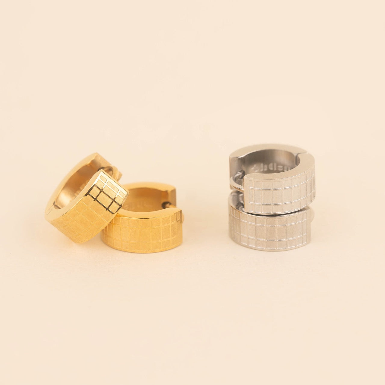 Excel Super Chunky Huggie Hoop Earrings