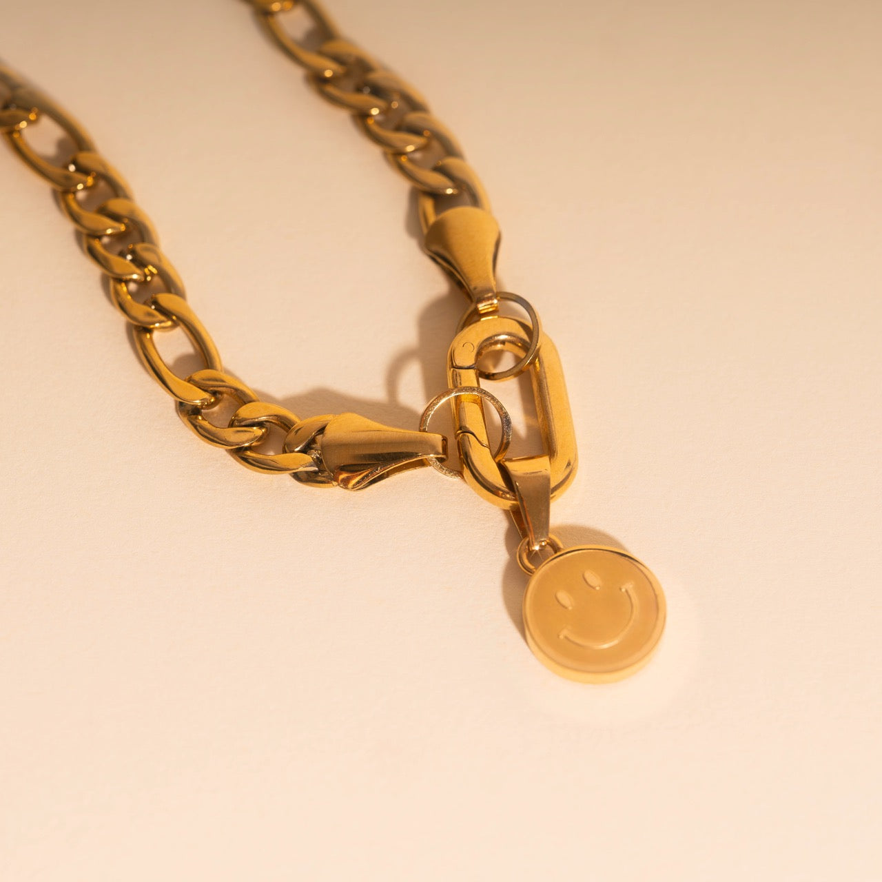 Smiley Face Necklace Charm