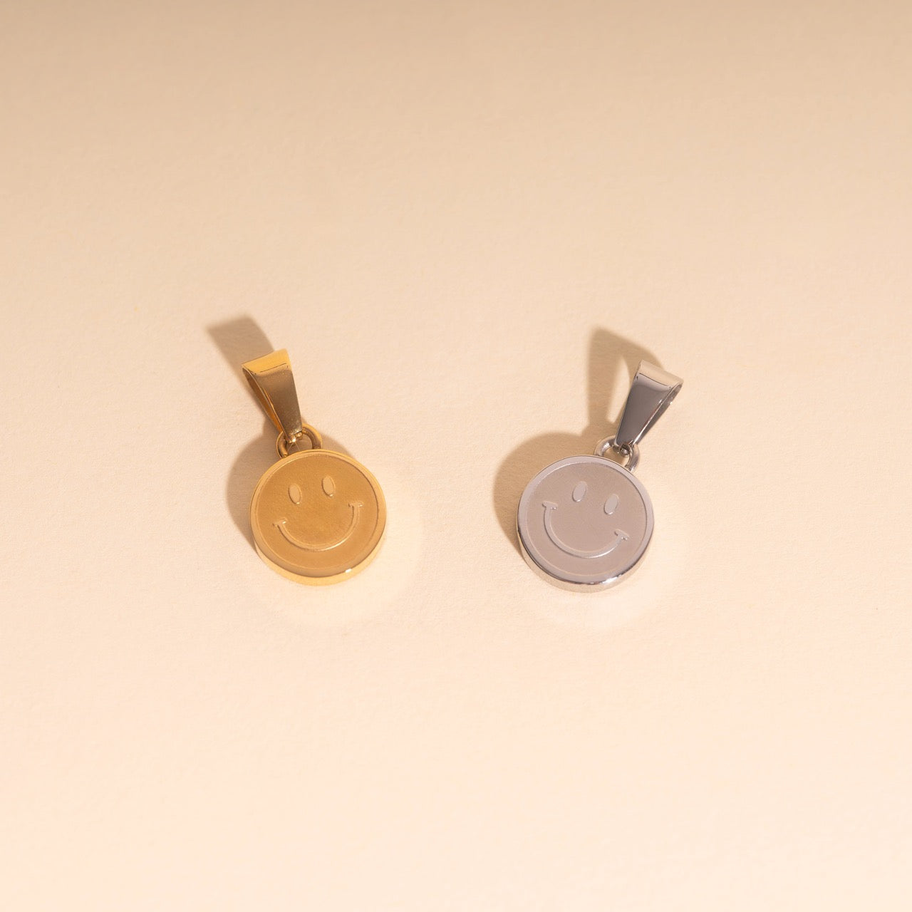 Smiley Face Necklace Charm
