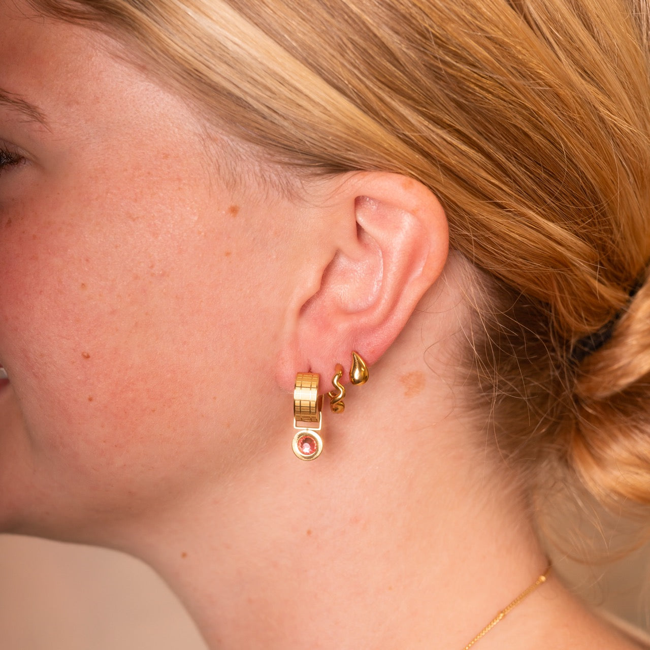 Excel Super Chunky Huggie Hoop Earrings