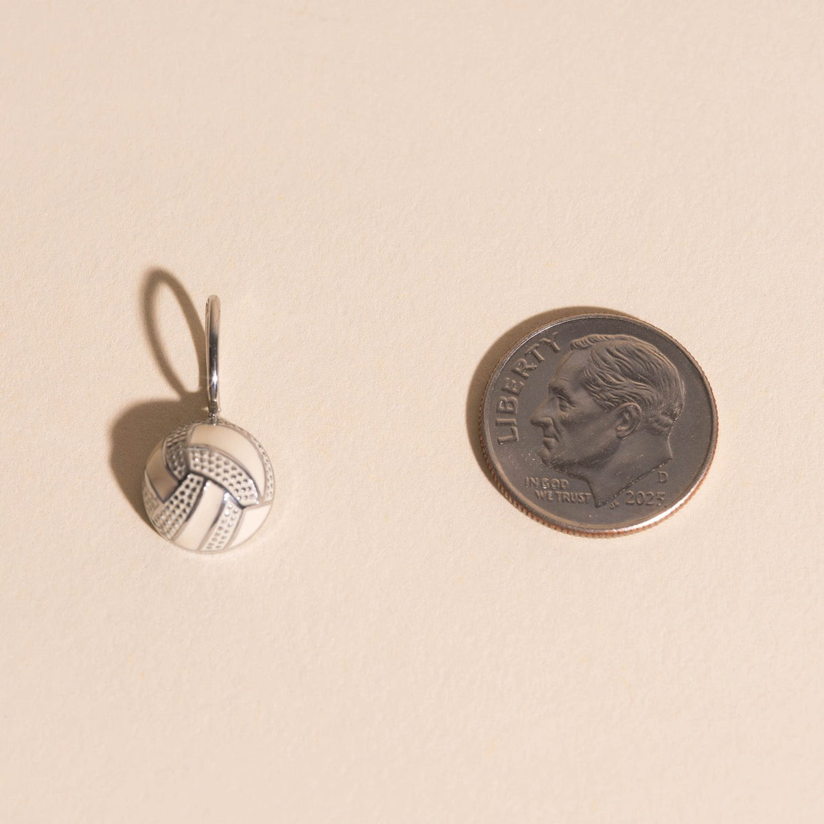 Volleyball Necklace Charm