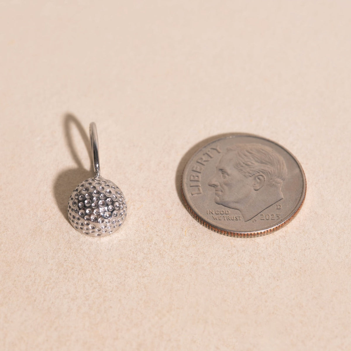 Golf Ball Necklace Charm