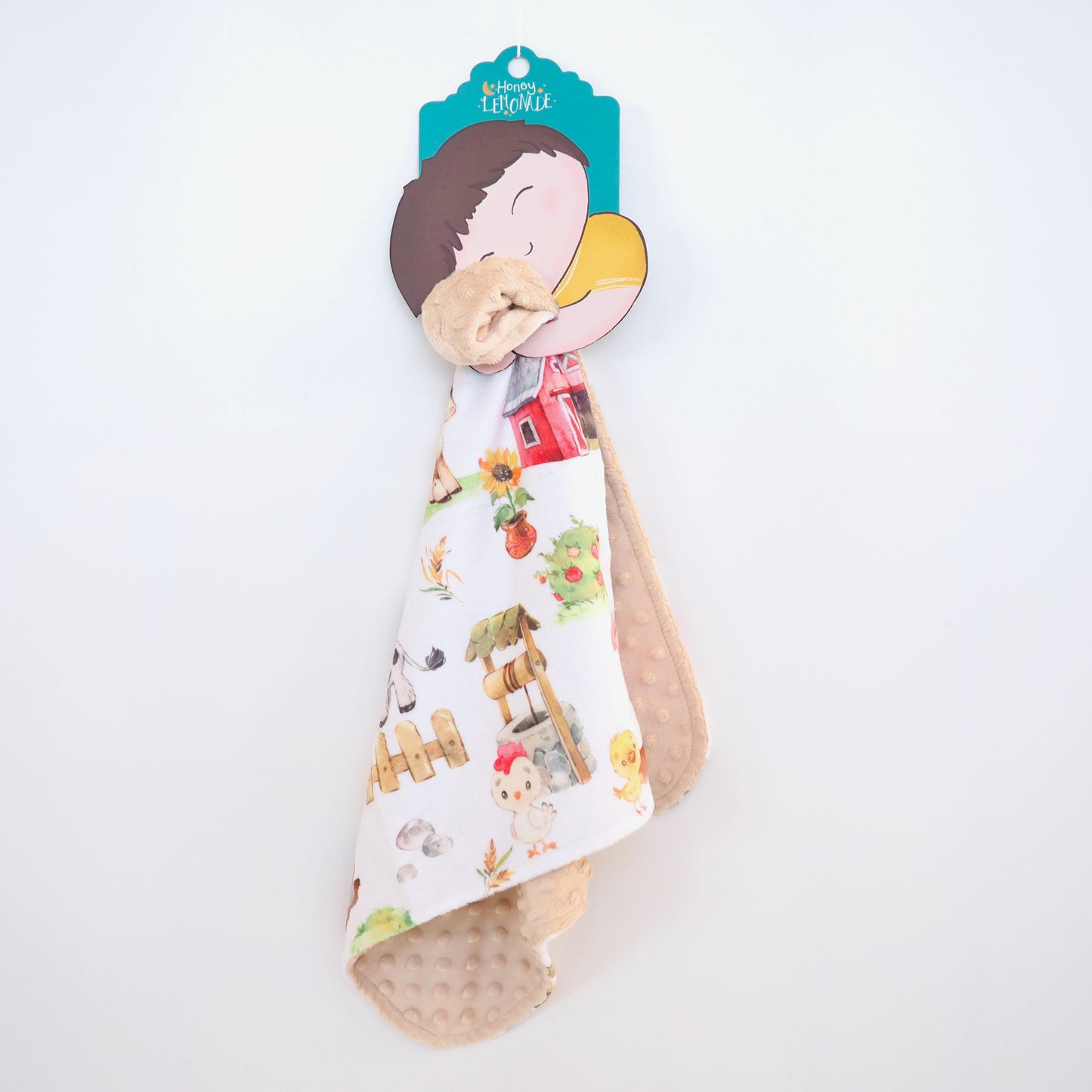 Mini Minky Blanket Farm Animals