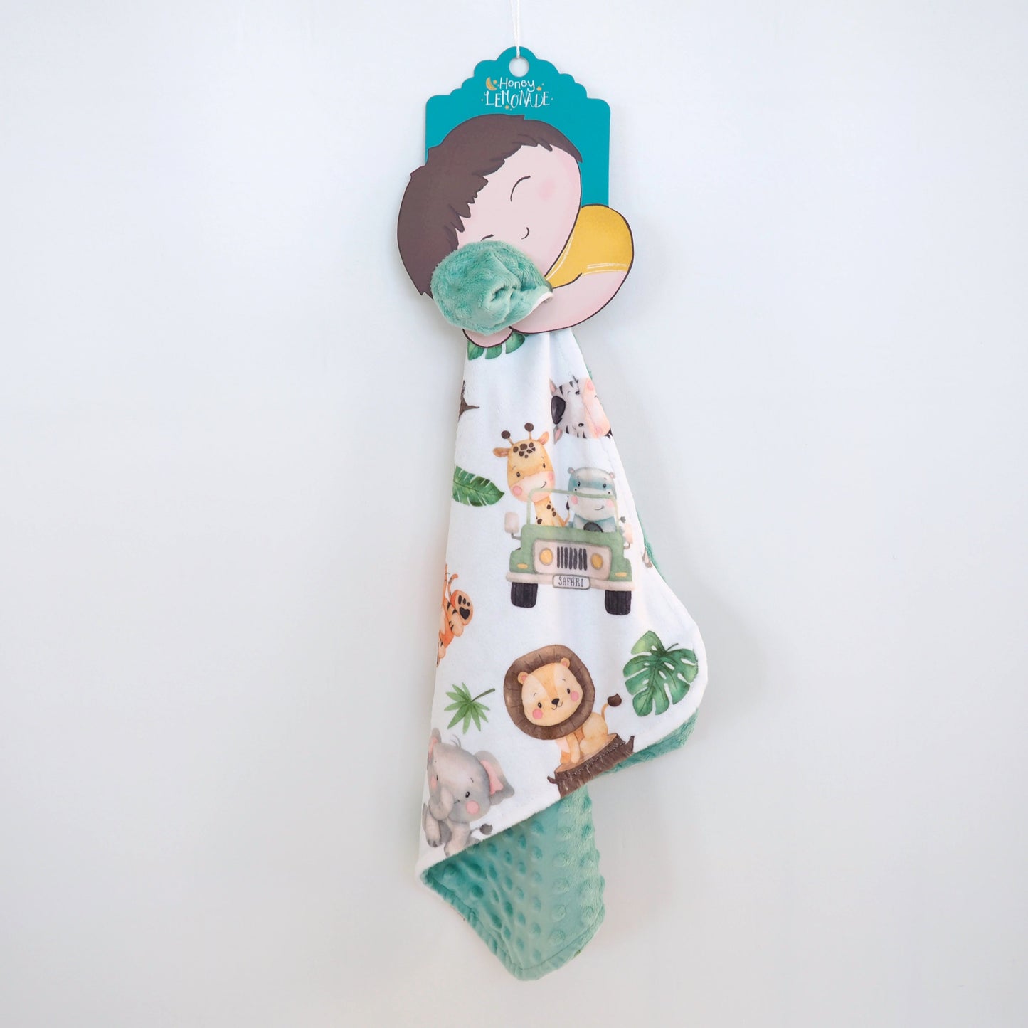 Mini Minky Blanket Safari