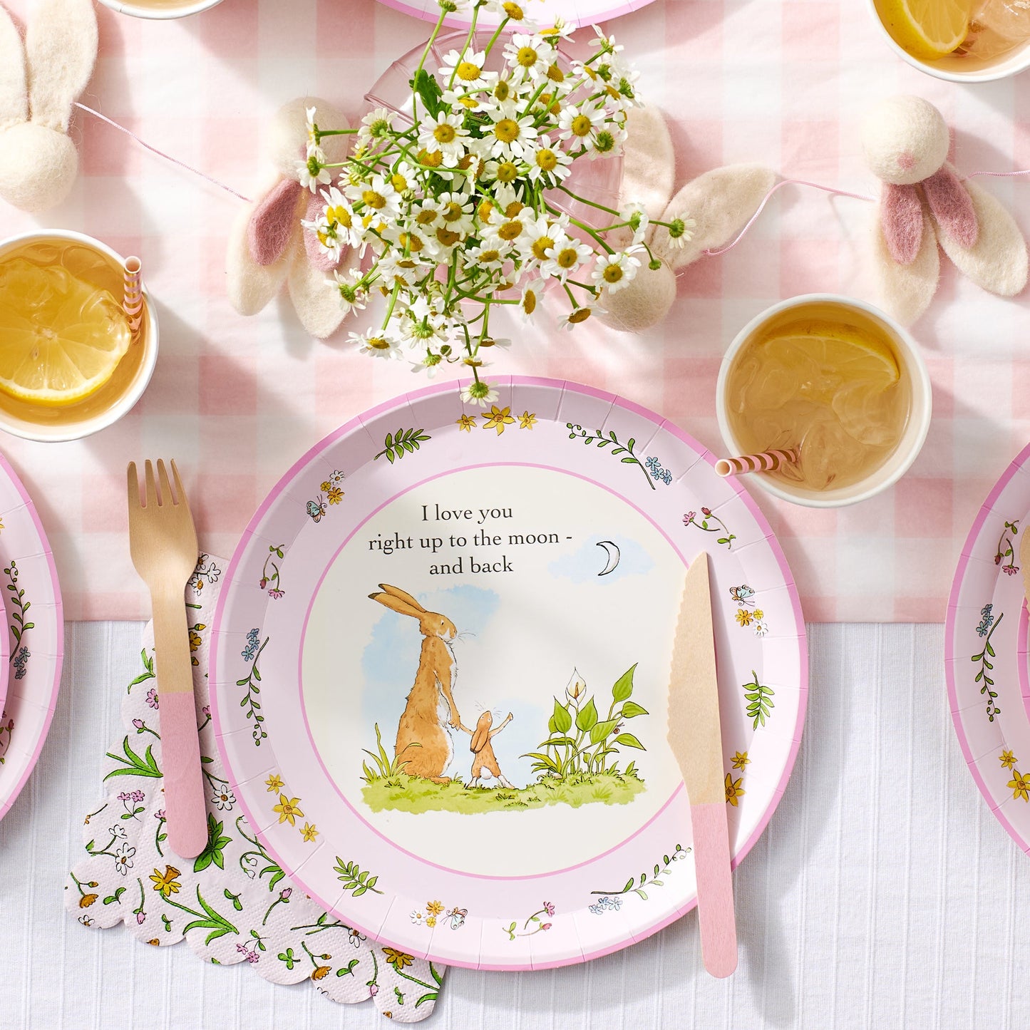 Guess How Much I Love You Pink Large Plates (10 Per Pack)