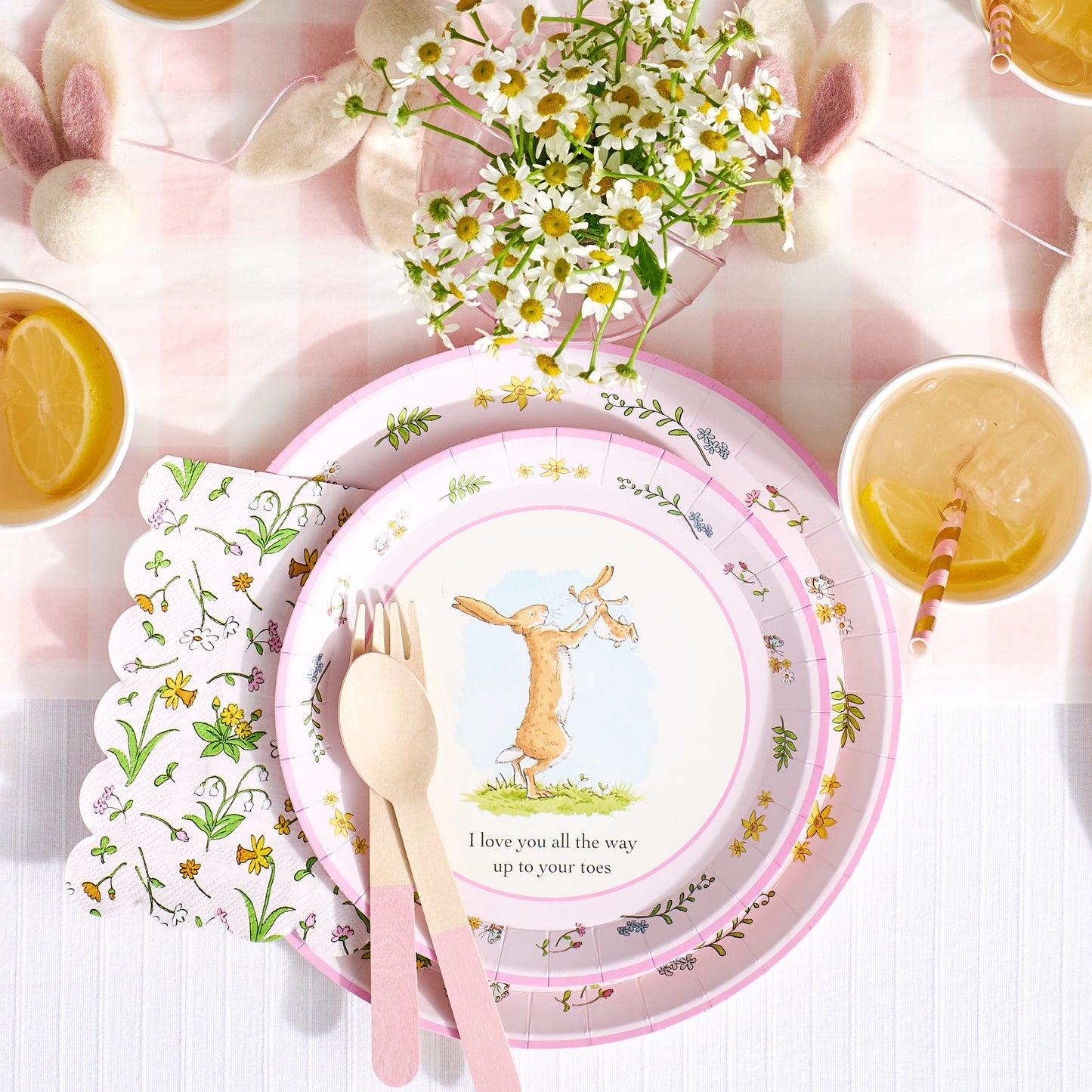 Guess How Much I Love You Pink Small Plates (10 Per Pack)