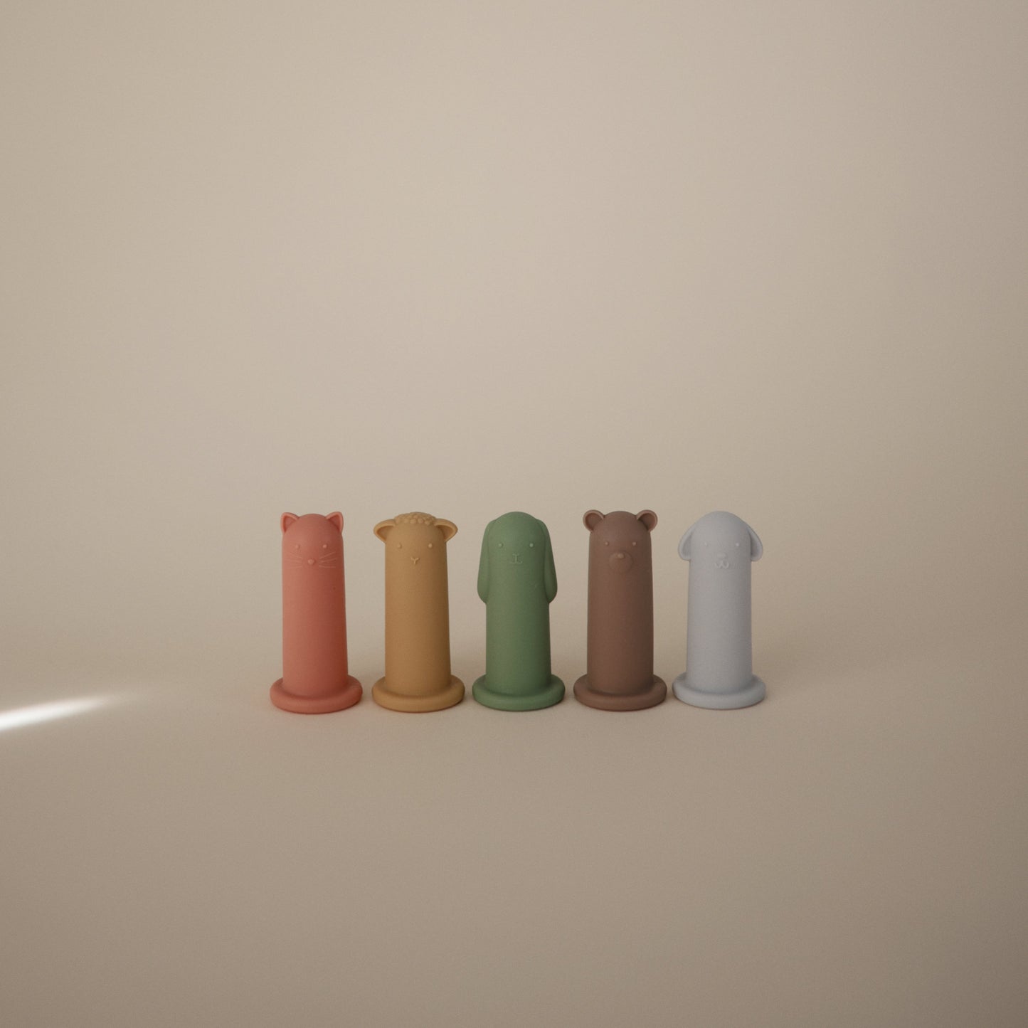 Silicone Animal Finger Puppets