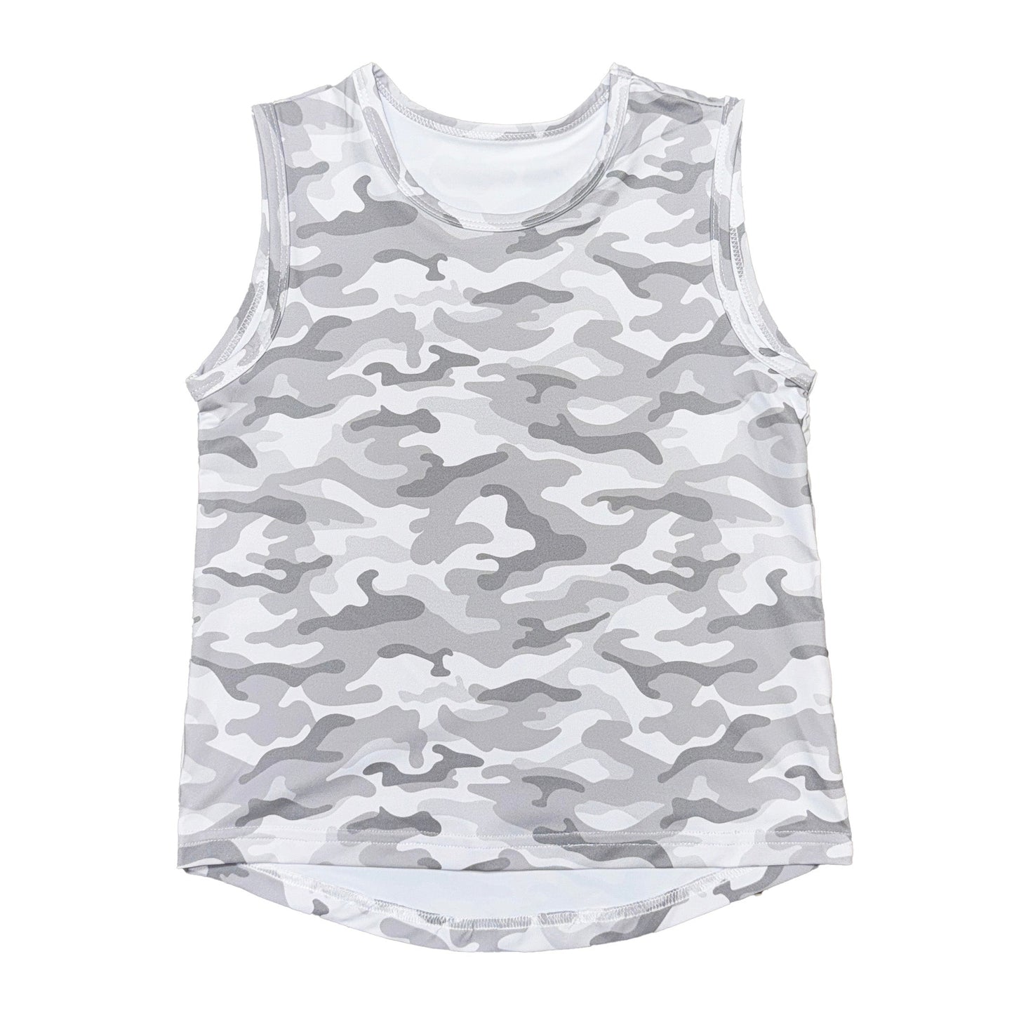 Camo High Low Kid Tank
