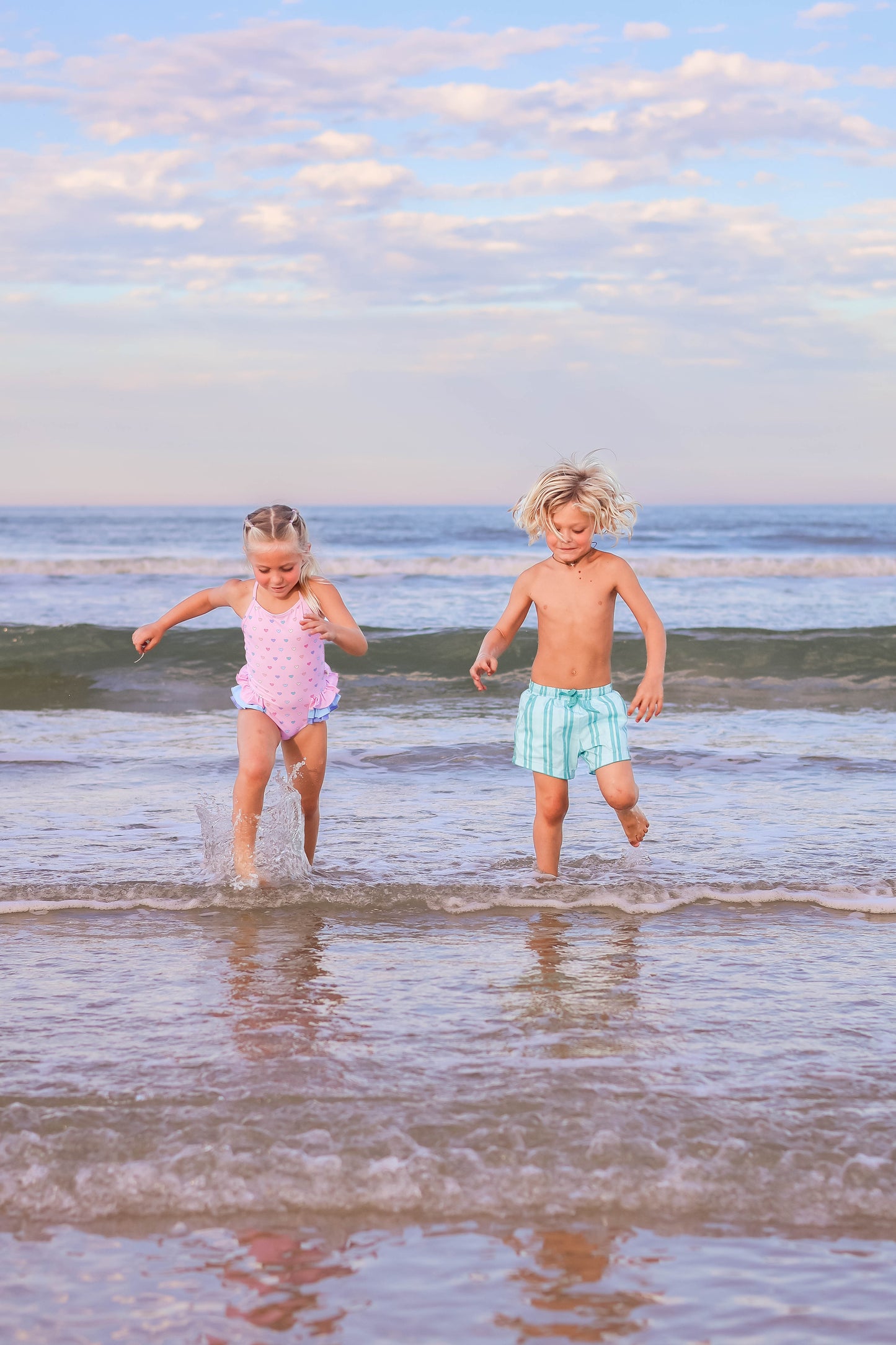 Candyland Stripe Swim Shorts