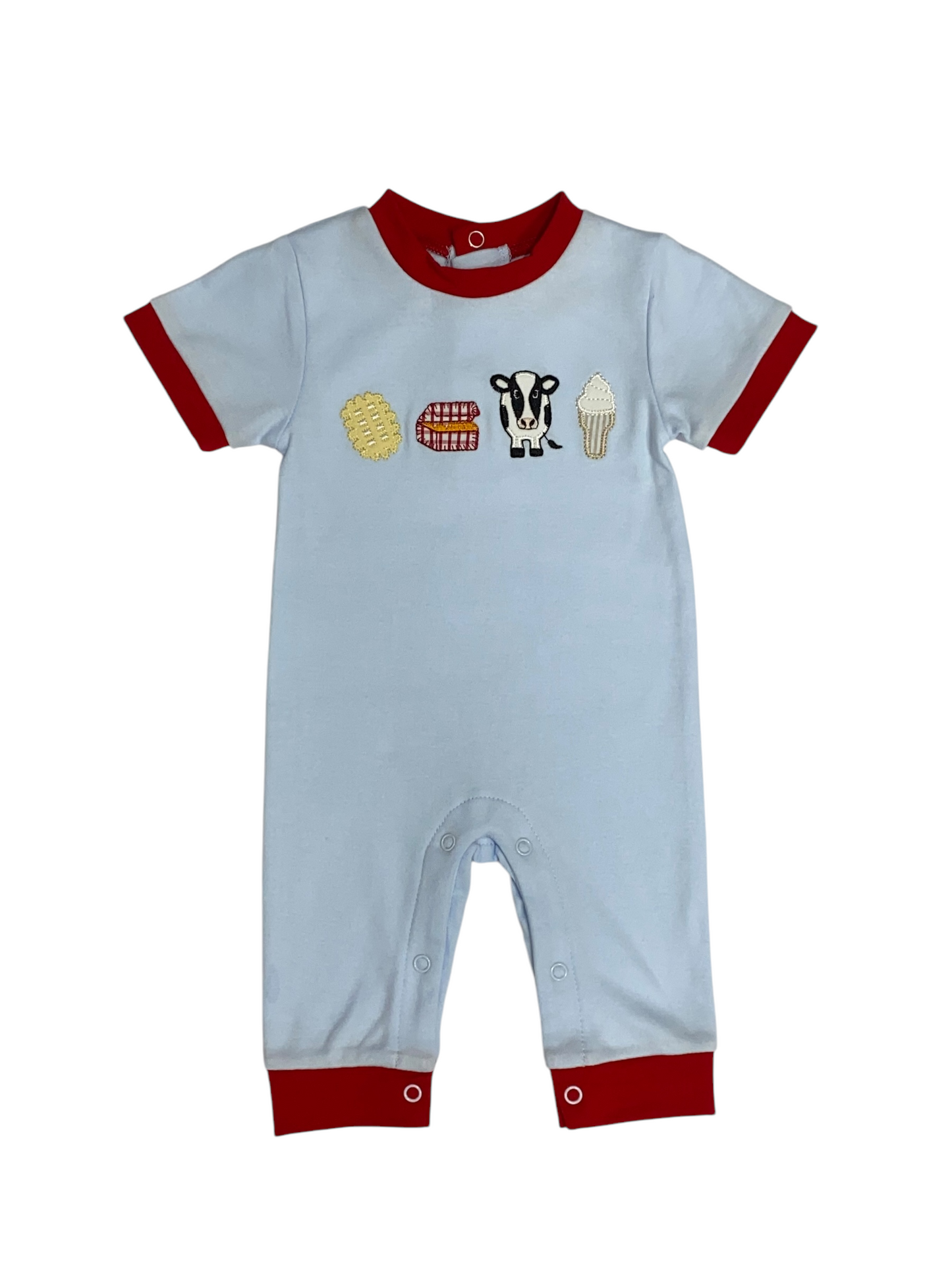 Chick-fil-A Inspired Kids Meal Boys Romper