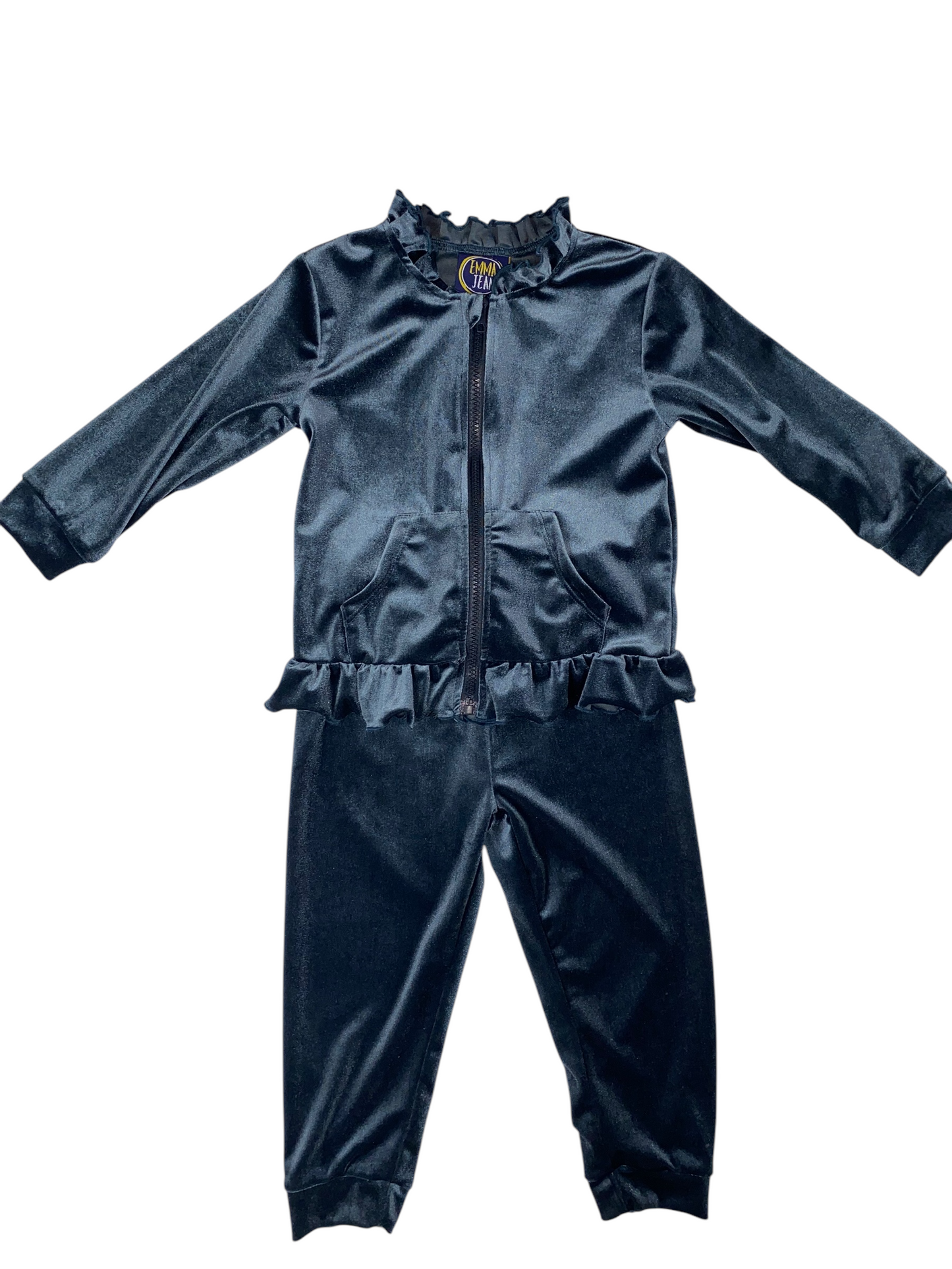 Velvet Tracksuit – Navy