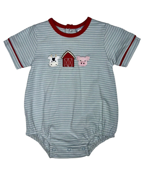 Farm Boy Applique Bubble