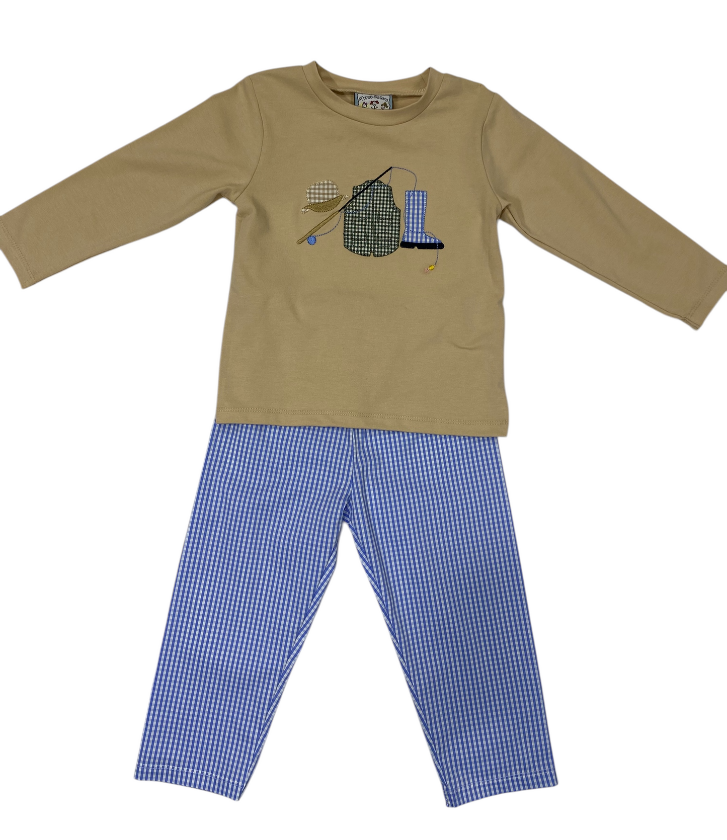 Gone Fishing Boys Pant Set
