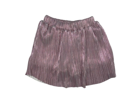 Pink Pleated Skort – Girls Metallic Skort