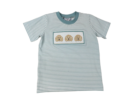 Doodle Smocked Boys Short Set