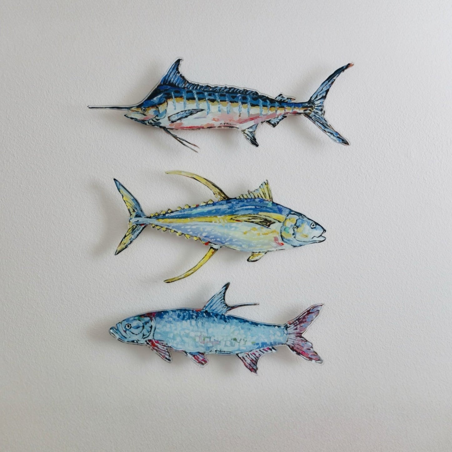 Tarpon Fish Acrylic Wall Contour