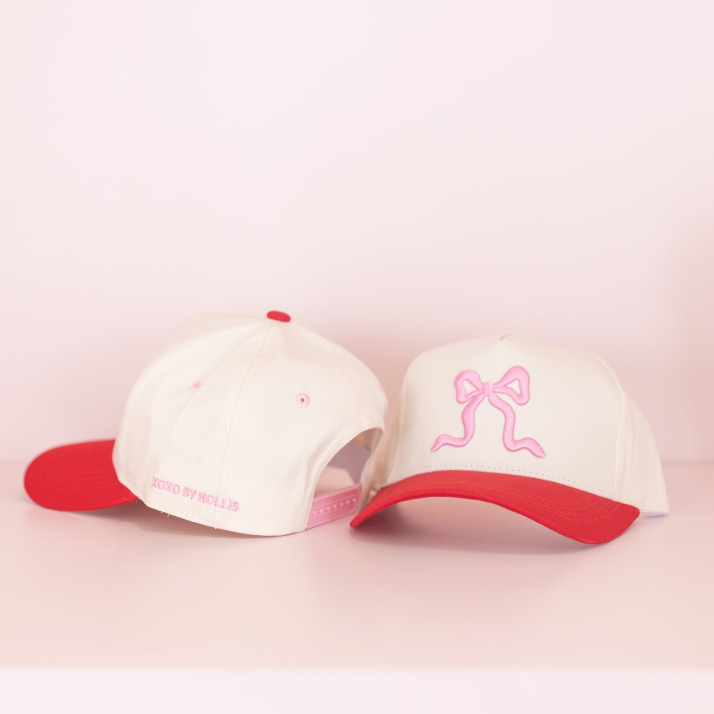 Red/Pink BOW - Baseball Cap