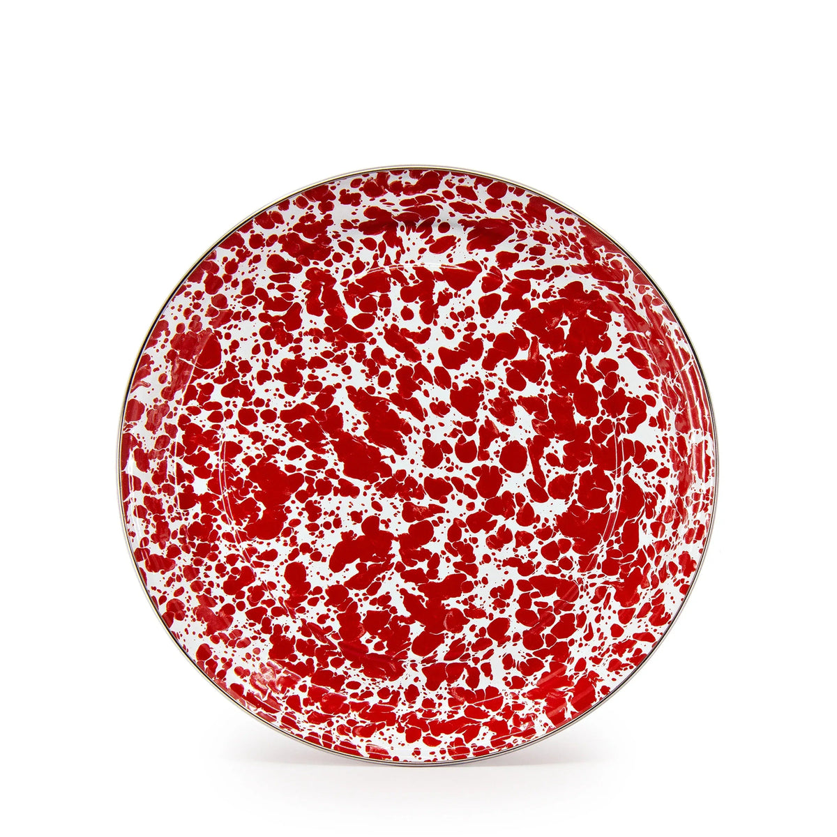 Red Swirl Small Tray