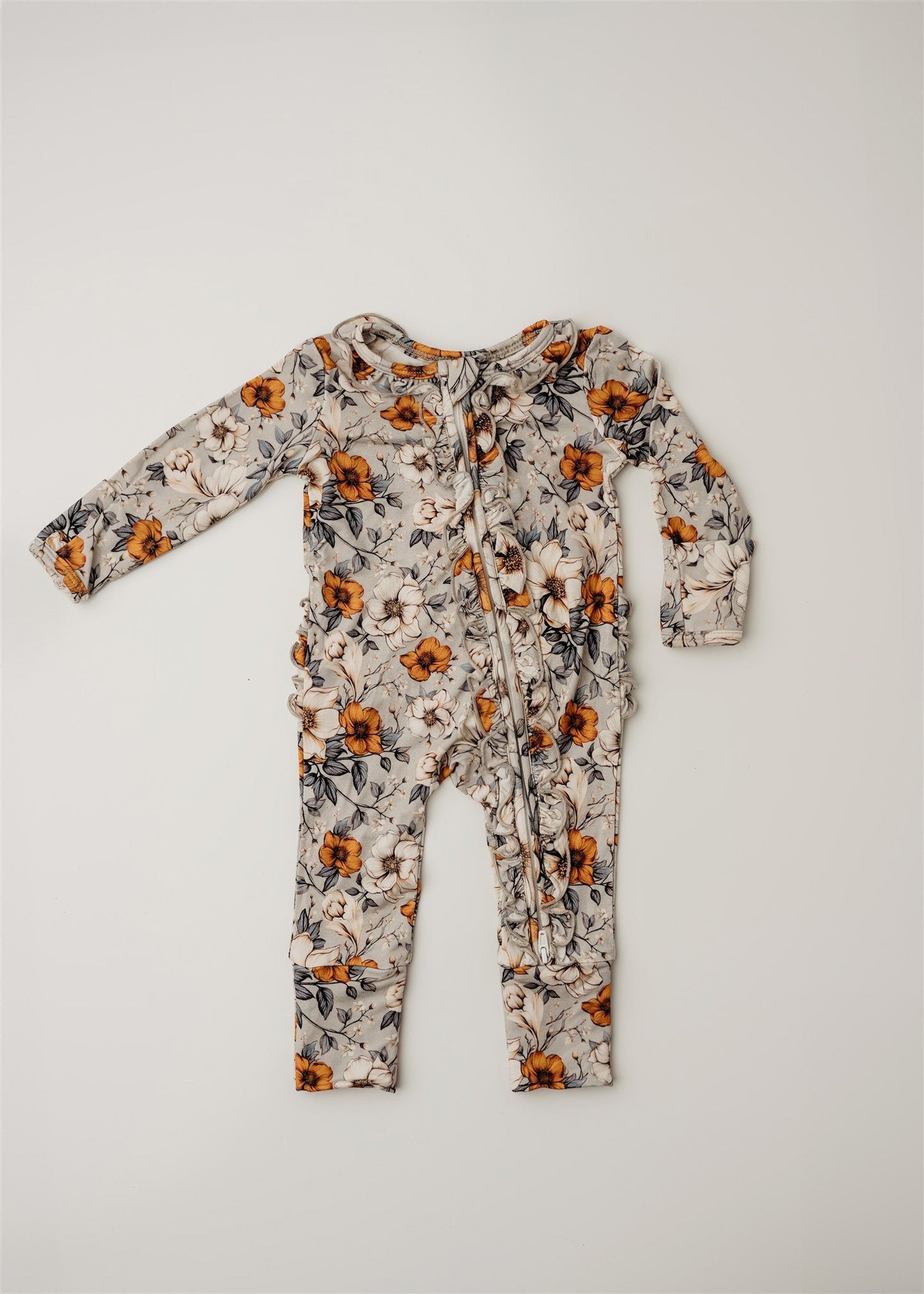 Amber Gardens Convertible Zip Footie