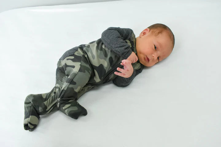 Camo Zip Footie