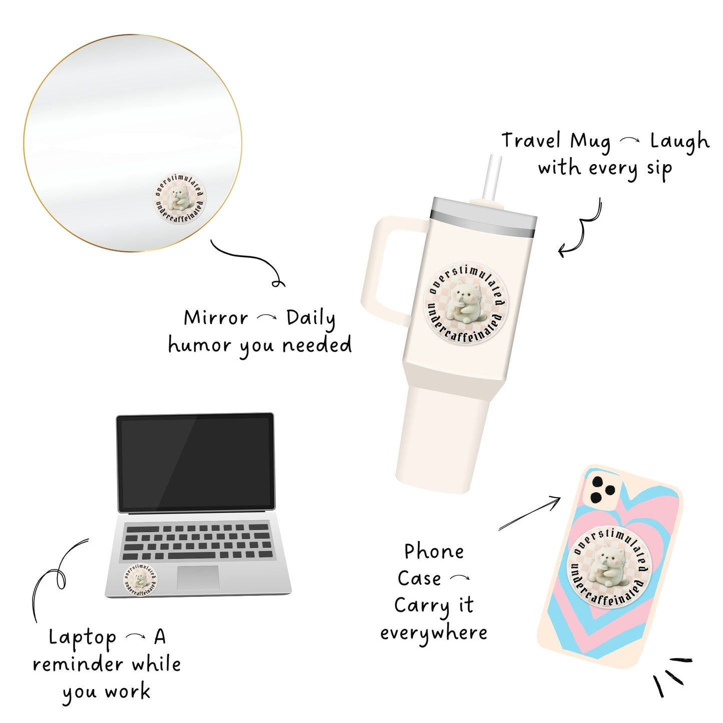 Raising Mama Affirmation Sticker Pack (4)
