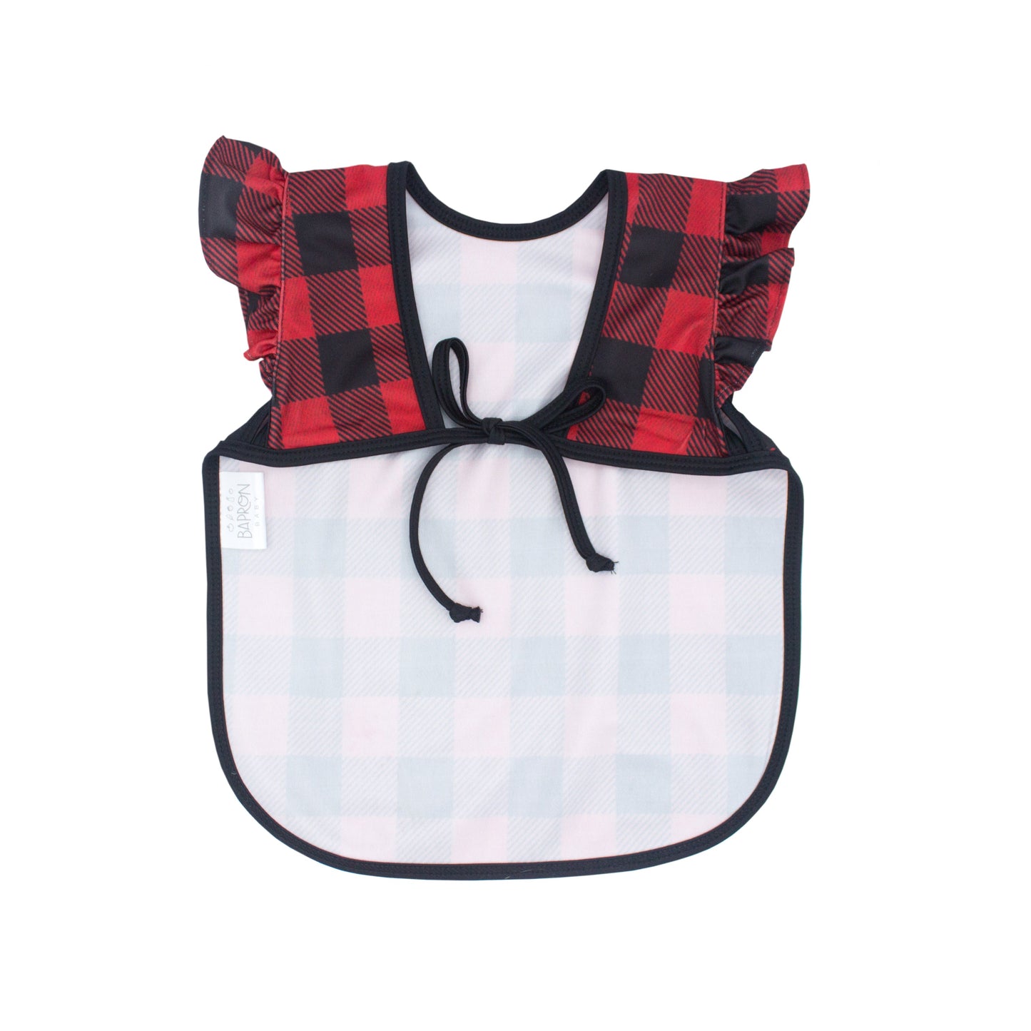 Red Buffalo Plaid Flutter Bapron SALE