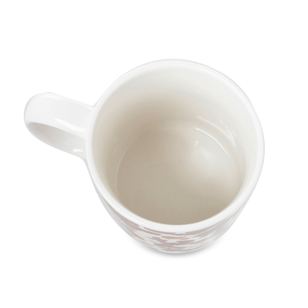 Sippin’ in the South Ceramic Mug in Brown Leapard Print
