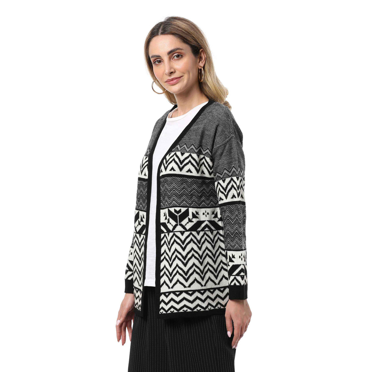 Shield Cardigan Sweater