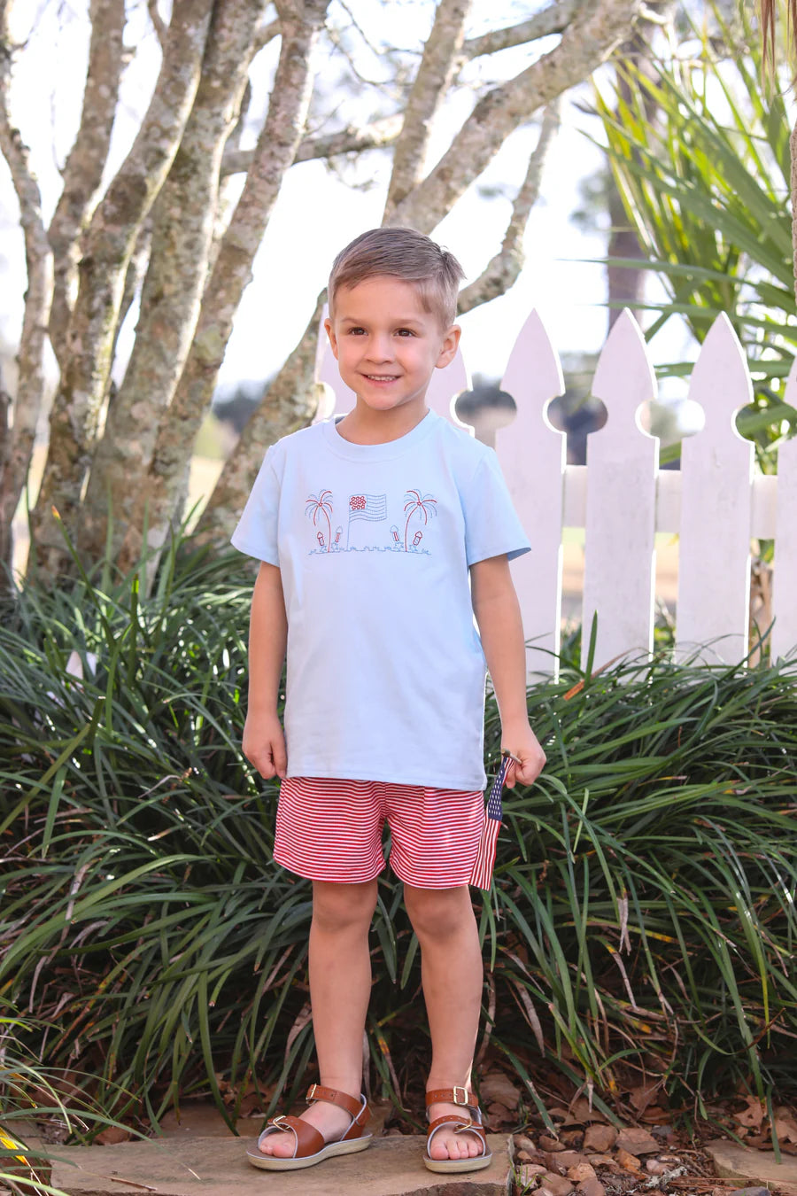 Boy's Grand Old Flag Short Set