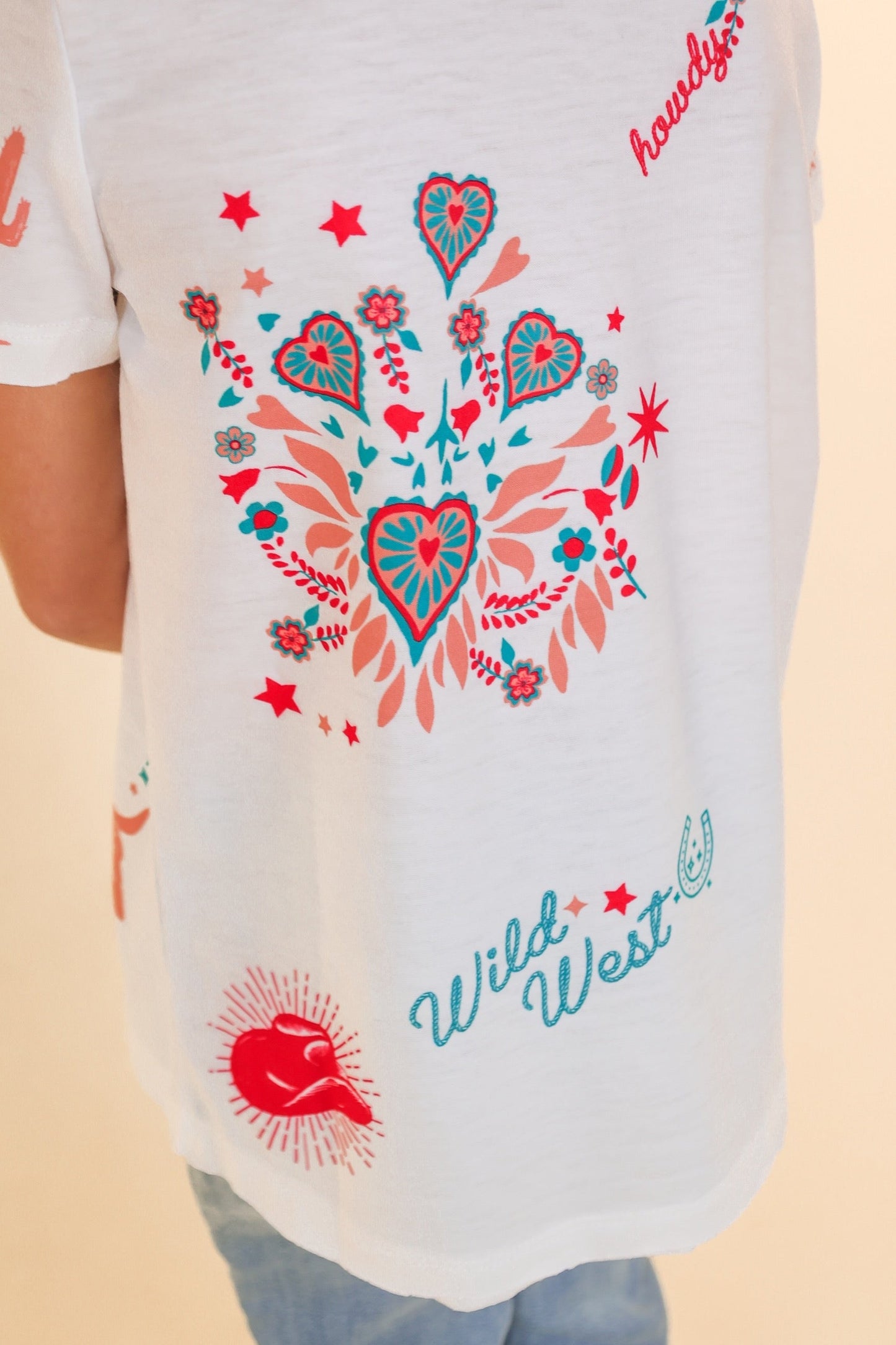 Girls Howdy Love T-Shirt