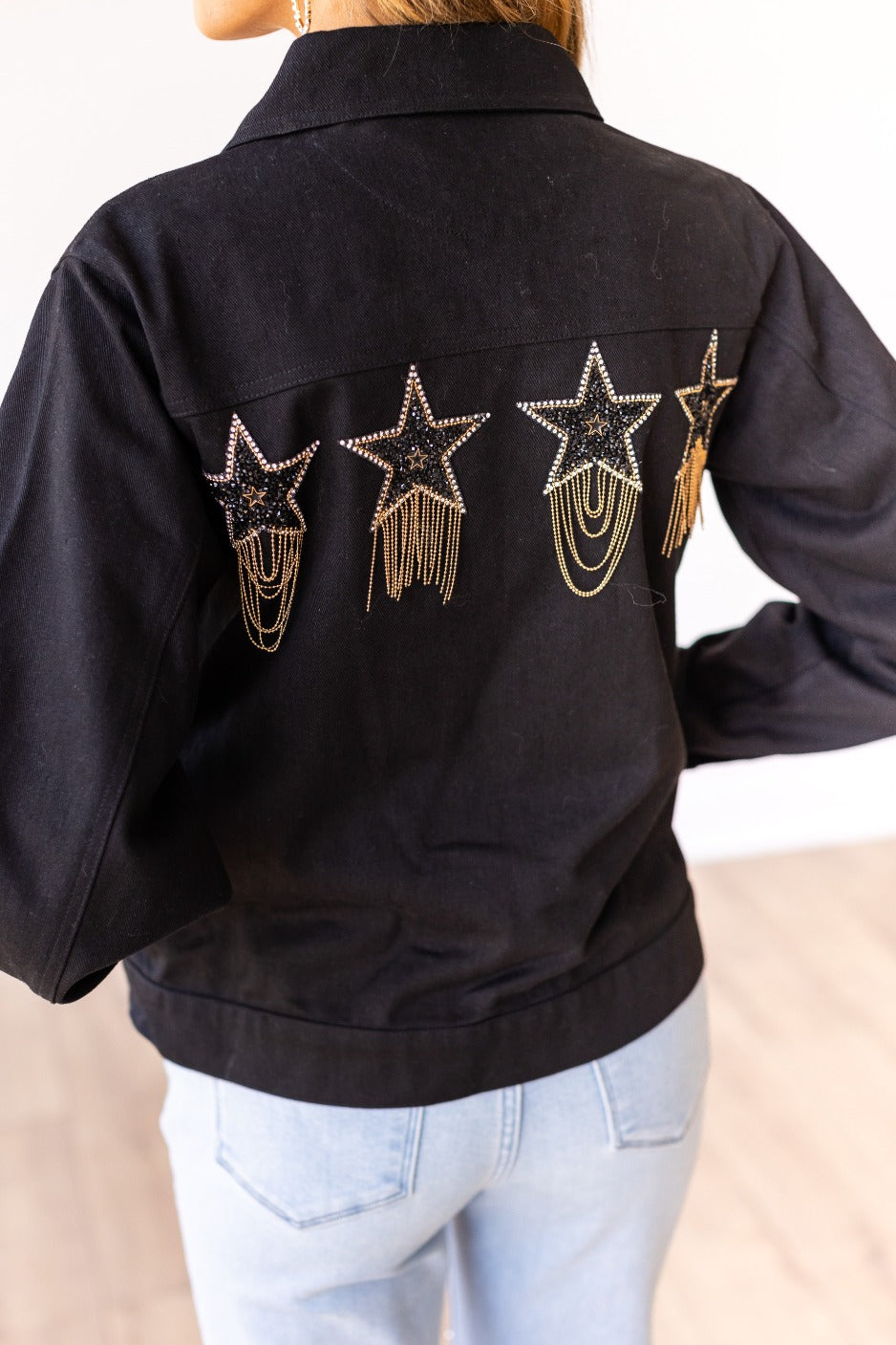 Cosmic Cowgirl Western Denim Jacket