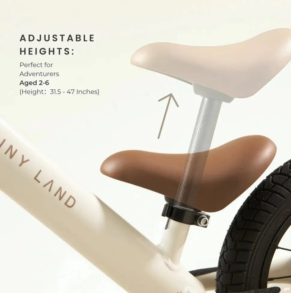 Tiny LandĀ® Balance Bike - Milky White