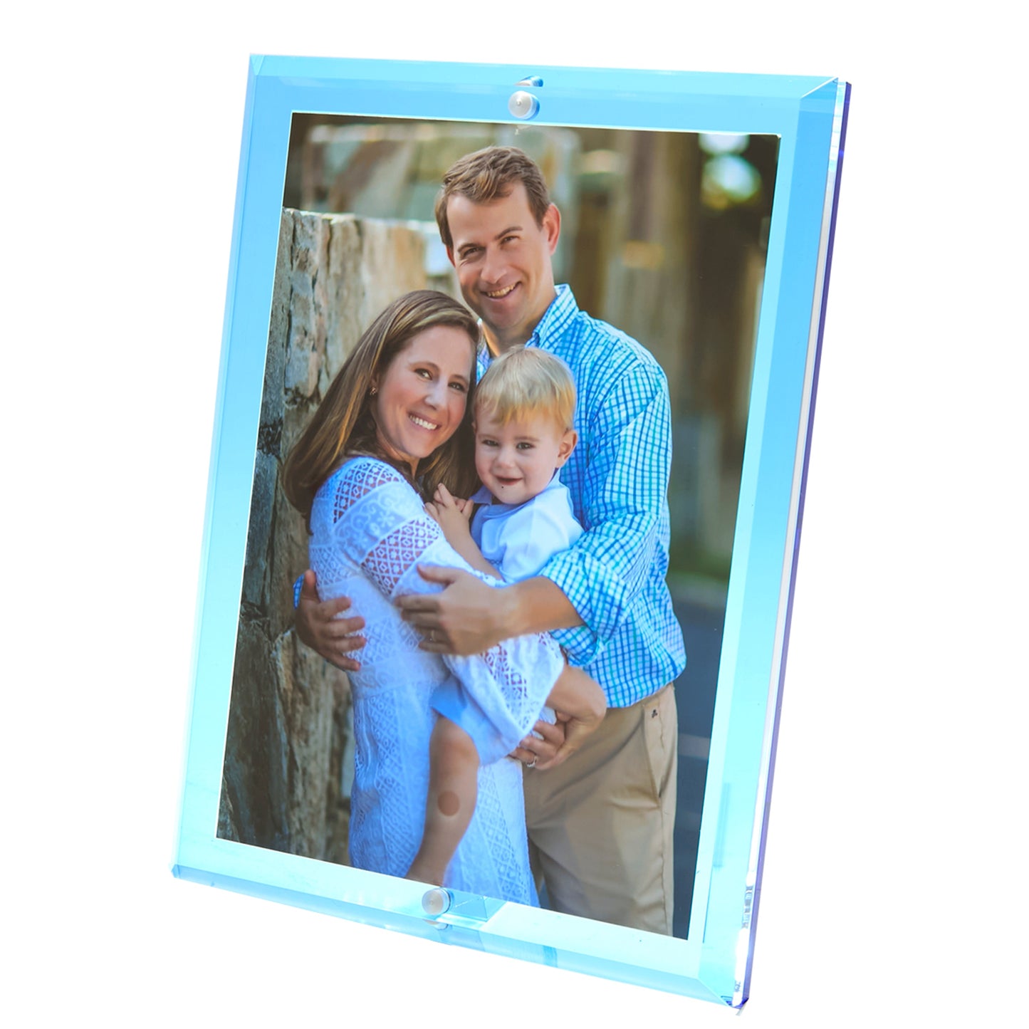 Sapphire Acrylic 5" x 7" Beveled Frame