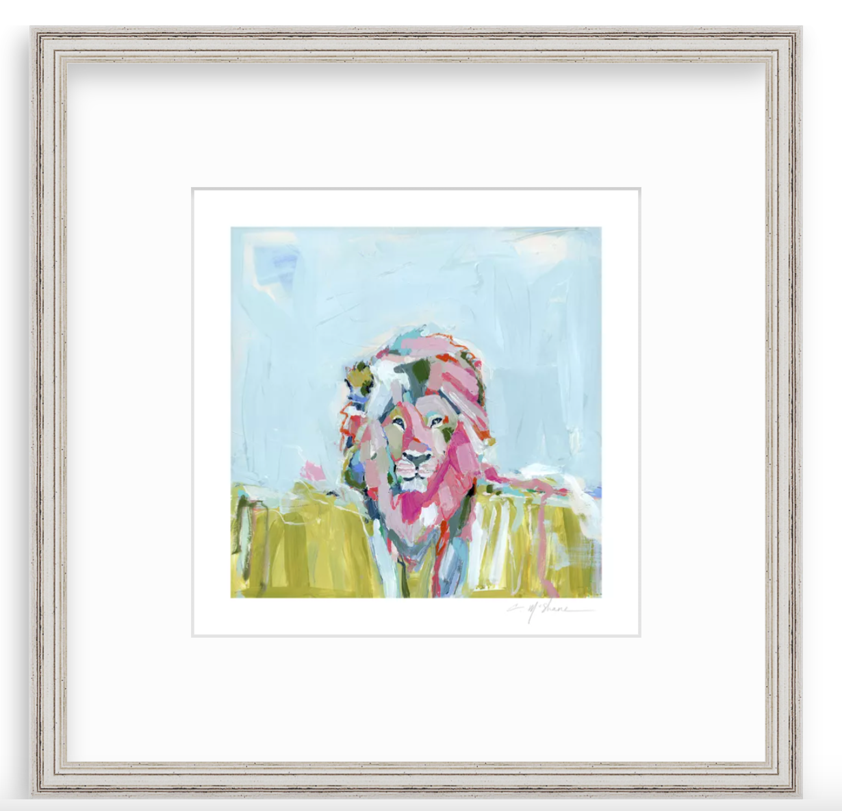 Carry Courage Lion Fine Art Print