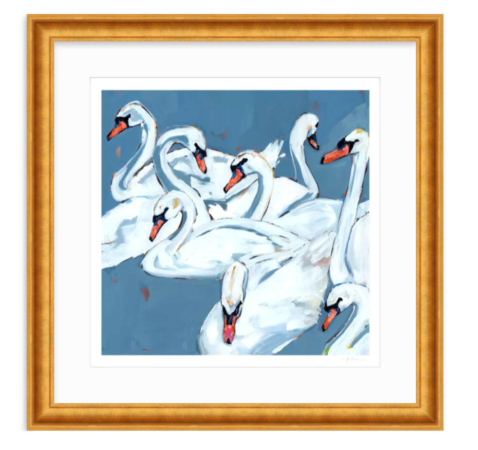 Swan Lake Swan Fine Art Print