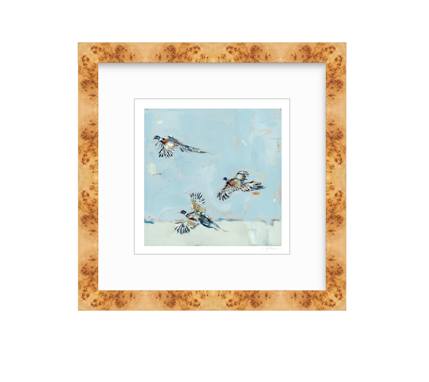 Pheasantly Surpised Pheasant Fine Art Print