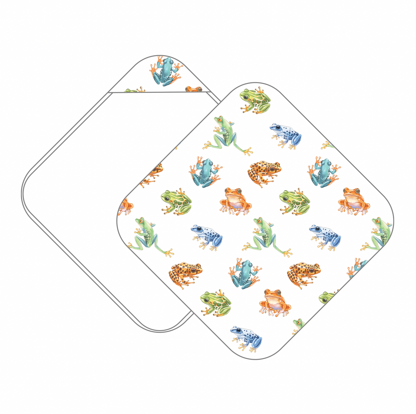 Toadally Cute Muslin Hooded Baby Towel (Pre-Order Arriving Spring 2026)