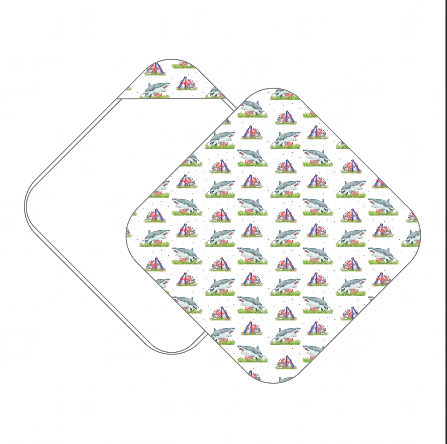 Mascot Mania in Ole Miss Muslin Hooded Baby Towel (Pre-Order Arriving Spring 2026)