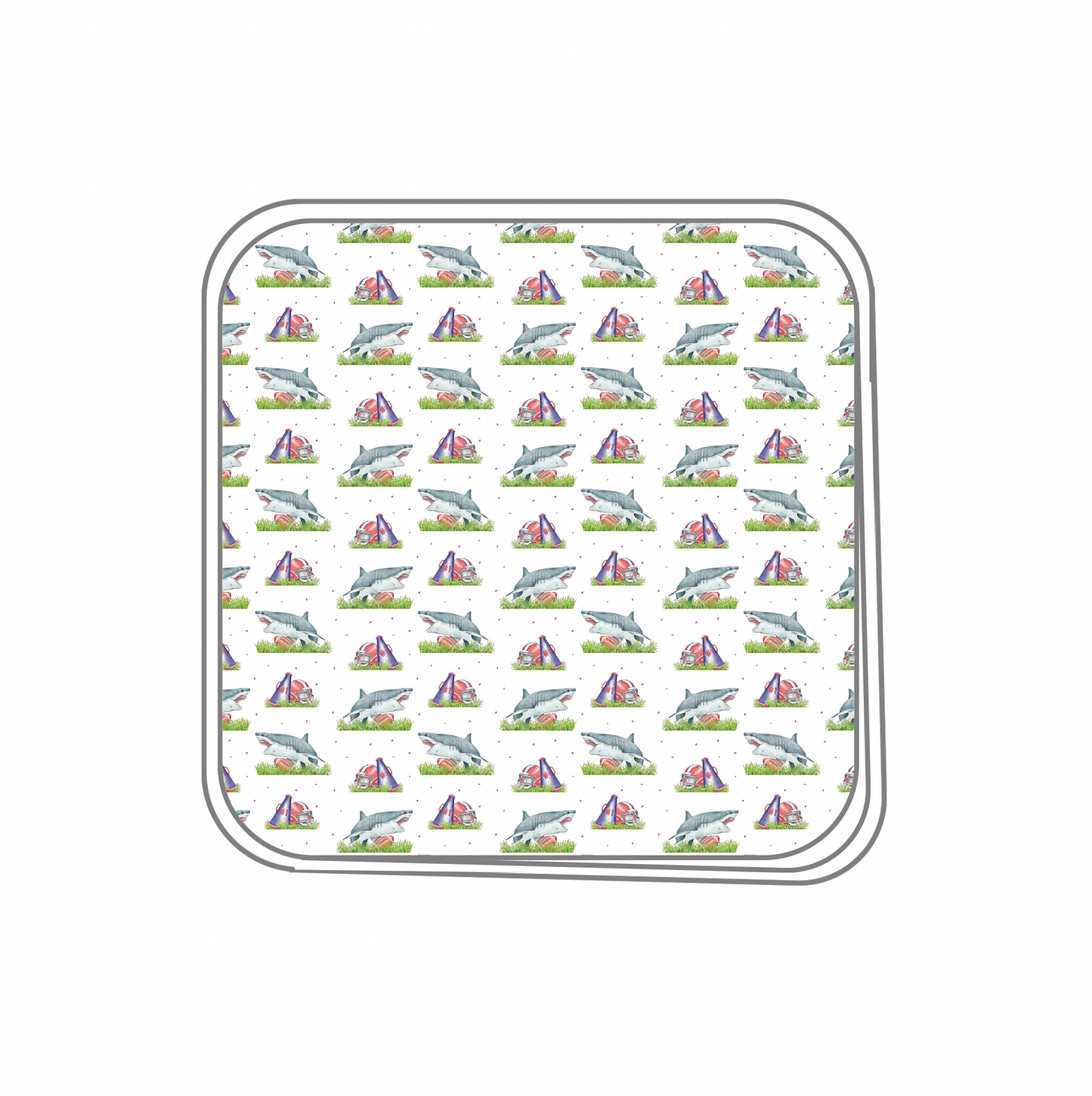 Mascot Mania in Ole Miss Organic Muslin Swaddle Blanket (Pre-Order Arriving Spring 2026)