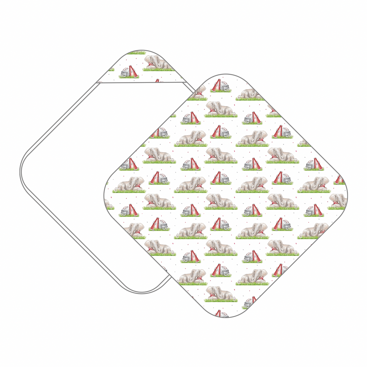 Mascot Mania in Alabama Muslin Hooded Baby Towel (Pre-Order Arriving Spring 2026)