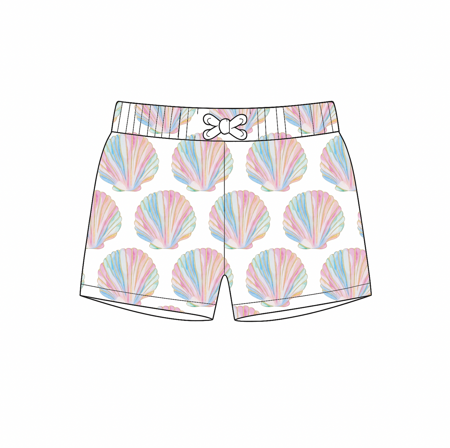 Shell Yeah Boy's Swim Trunks (Pre-Order Arriving Spring 2026)