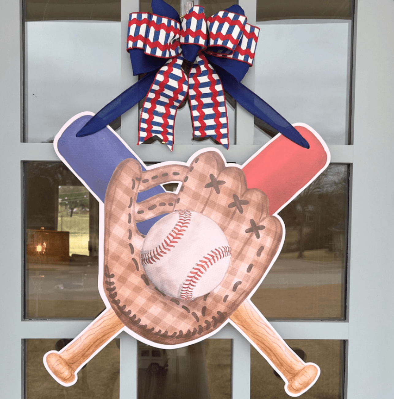 Home Run Season Door Hanger